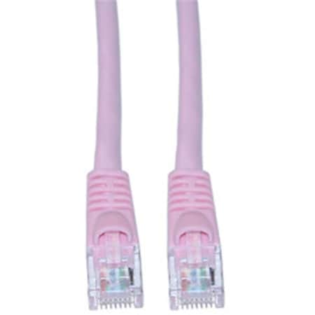 Cable Wholesale CableWholesale 10X8-07205 Cat6 Pink Ethernet Patch Cable  Snagless Molded Boot  5 foot 10X8-07205